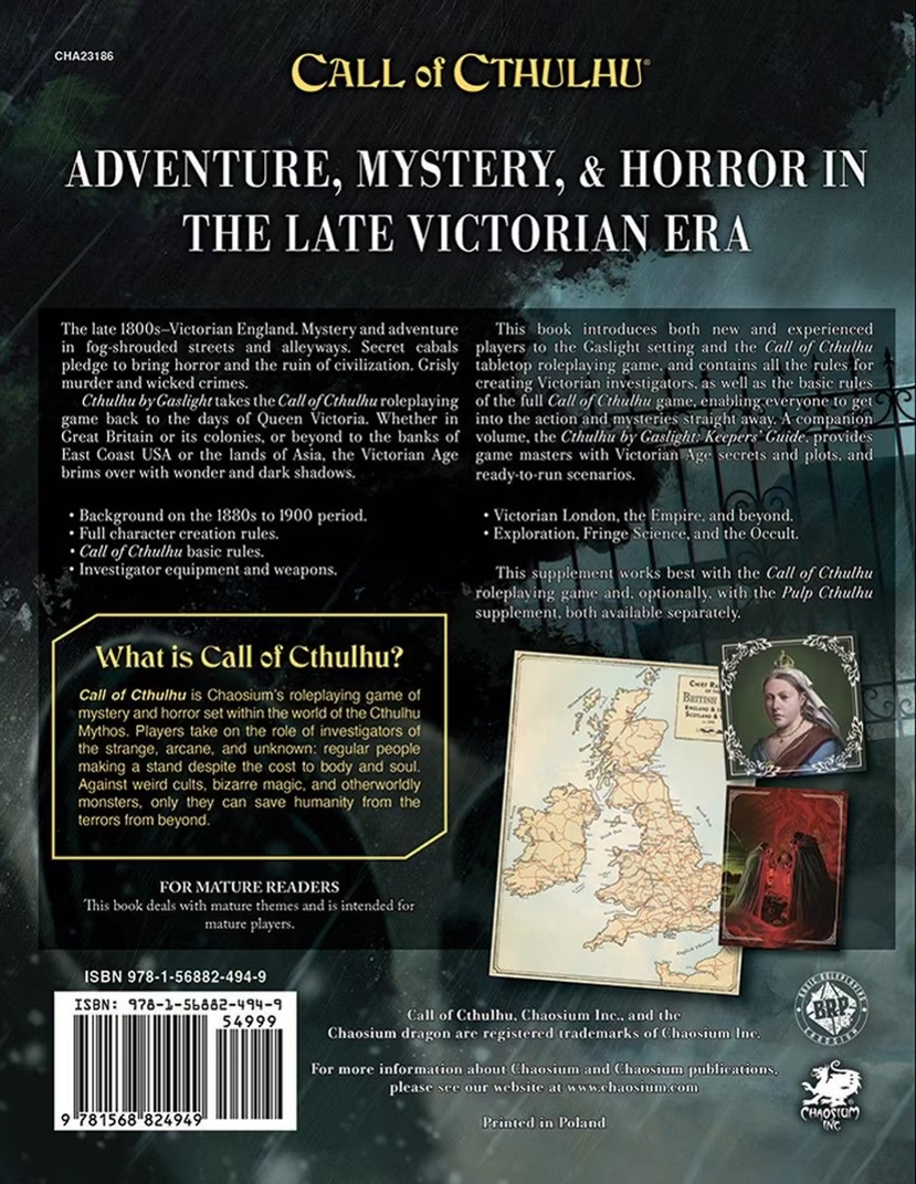 Cthulhu by Gaslight: Investigator's Guide - Image 2