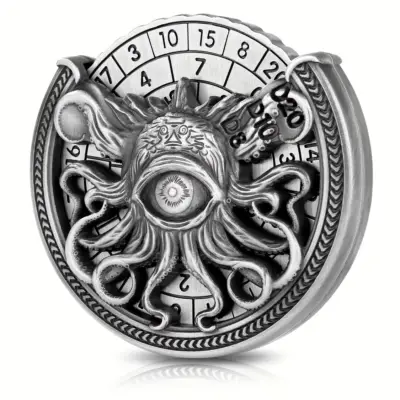 Silver Cyclops Octopus Dice Wheel