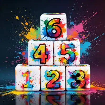 Rainbow Splash Pattern