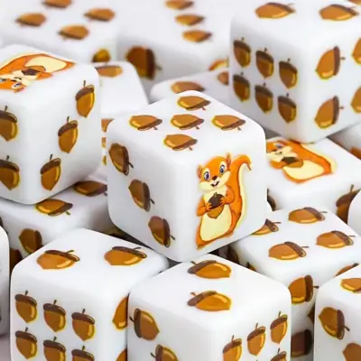 Squirrel with Nuts Pattern