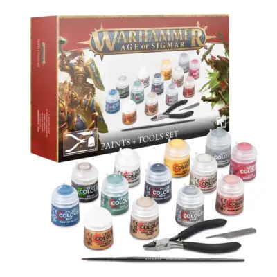 Warhammer Age of Sigmar: Paints and Tools Set